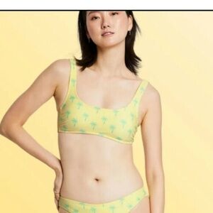 Stoney Clover Lane Palm Tree Swimsuit Bikini Set